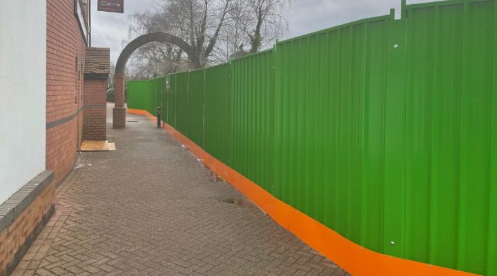 Nuneaton Steel Hoarding